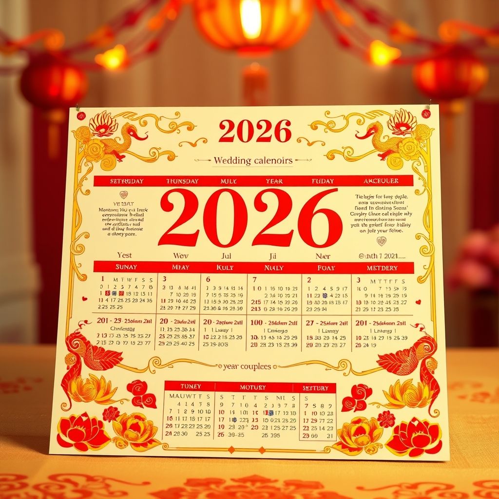 ฤกษ์มงคลปี 2569 พร้อมปฏิทินแต่งงานฟรี!